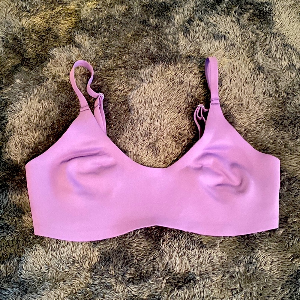 Free people purple seemless sports bra — Size XS